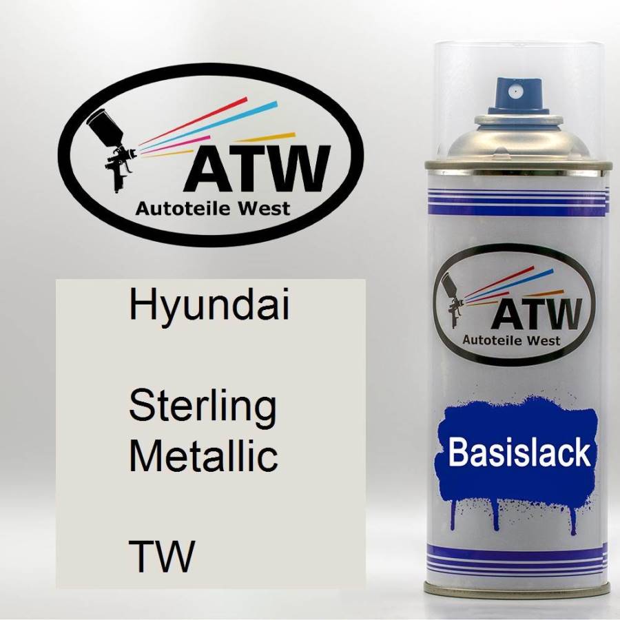 Hyundai, Sterling Metallic, TW: 400ml Sprühdose, von ATW Autoteile West.